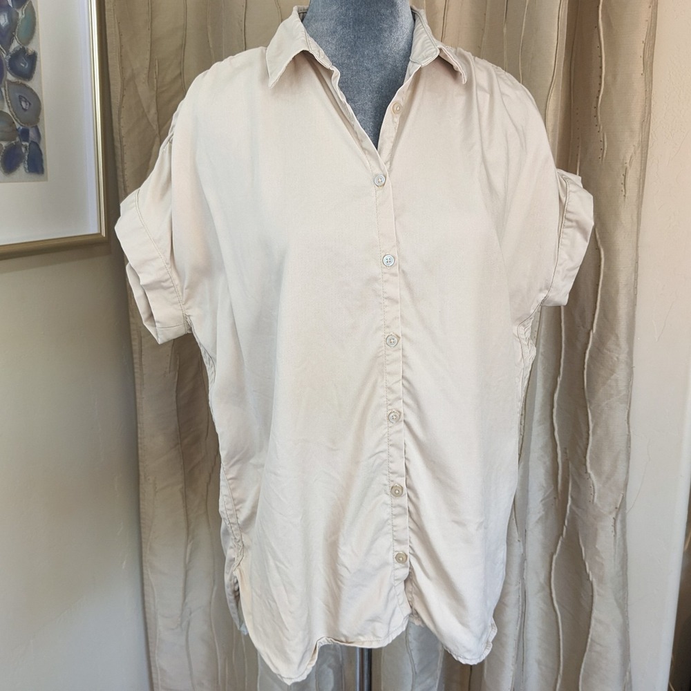 Quince Tyncel Button-Down Short Sleeve Shirt